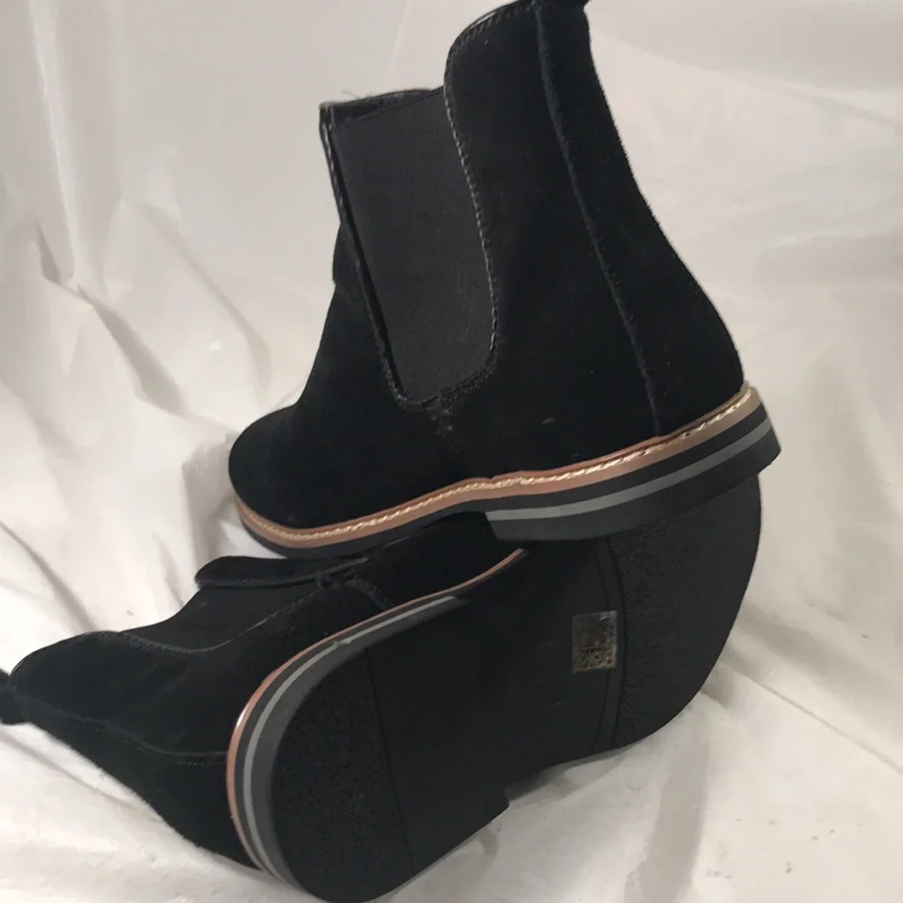 Men’s Floyd Black Suede Pull On Chelsea Comfort Boots